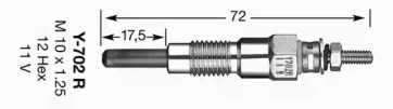 Свеча накаливания NGK 1065